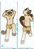 Male cat Body pillow case EJOY ARTS
